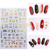Nail Stickers | R259 | Gold Nail Stickers
