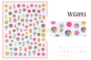 Nail Stickers WG Series WG091 Nail Stickers