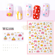 Nail Stickers WG Series WG108 Nail Stickers
