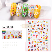Nail Stickers WG Series WG130 Nail Stickers