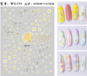 Nail Stickers WG Series WG191 Nail Stickers