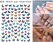Nail Stickers WG Series WG231 Nail Stickers