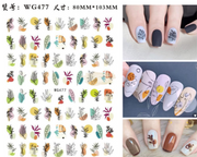 Nail Stickers WG Series WG477 Nail Stickers