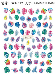 Nail Stickers WG Series WG617 Nail Stickers