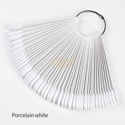 Nail Swatch Sticks Round Head (50 tips) Nail Art Tool