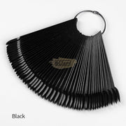 Nail Swatch Sticks Round Head (50 tips) Nail Art Tool