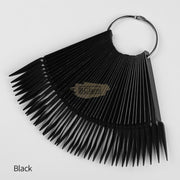 Nail Swatch Sticks Stiletto (40 tips) Black Nail Swatch