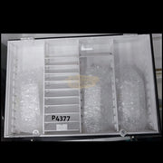 Nail Tips Display Case Organizer 4 rows Storage Containers