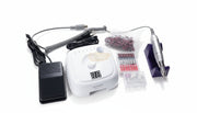 Professional Electric Nail Drill Machine 35,000 RPM with Bits & Pedal | Power T17 | White Nail Drill Machine