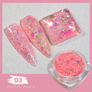 Nails Sequins | Shiny Laser Flash Series QT0460 3 Nail Sequins