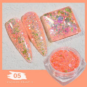 Nails Sequins | Shiny Laser Flash Series QT0460 5 Nail Sequins