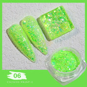 Nails Sequins | Shiny Laser Flash Series QT0460 6 Nail Sequins