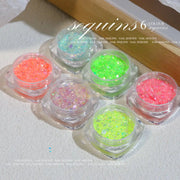 Nails Sequins | Shiny Laser Flash Series QT0460 Nail Sequins