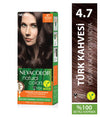 Nevacolor Natural Colors Permanent Hair Color Cream Set | 4.7 Turkish Coffee