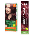 Nevacolor Natural Colors Permanent Hair Color Cream Set | 5.66 Wine Red