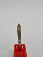 Needle Cone Nail Drill Bit fine Grit (red) Drill Bit