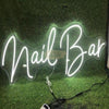 Neon Sign with Remote | White | Nail Bar 120*43.4cm Indoor LED Sign