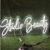 Neon Sign with Remote | White | Studio Beauty 120*36.62cm Indoor LED Sign