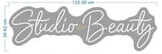 Neon Sign with Remote | White | Studio Beauty 120*36.62cm Indoor LED Sign