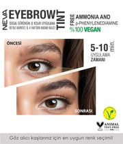Neva Ammonia-Free Eyebrow Tint | 3 Natural Brown | Vegan Eyebrow Tint