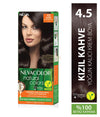 Nevacolor Natural Colors Permanent Hair Color Cream Set | 4.5 Red Brown Permanent Hair Color