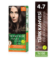 Nevacolor Natural Colors Permanent Hair Color Cream Set | 4.7 Turkish Coffee Permanent Hair Color