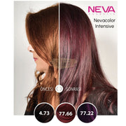 Nevacolor 4.73 Natural Colors Intense Hair Cream Set | 100% Vegan Permanent Hair Color