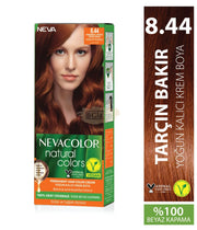 Nevacolor Natural Colors Permanent Hair Color Cream Set | 8.44 Cinnamon Copper Permanent Hair Color