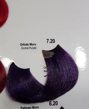 Nevacolor Premium Permanent Hair Color Cream 50ml - 7.20 Orchid Purple Permanent Hair Color