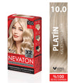 Nevaton Permanent Hair Color Cream Set (2 Tubes+Oxidation) - 10.0 Platinum