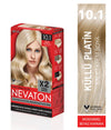 Nevaton Permanent Hair Color Cream Set (2 Tubes+Oxidation) - 10.1 Ash Platinum