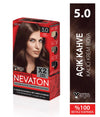 Nevaton Permanent Hair Color Cream Set (2 Tubes+Oxidation) - 5.0 Light Brown