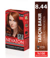 Nevaton Permanent Hair Color Cream Set (2 Tubes+Oxidation) - 8.44 Cinnamon Copper