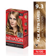 Nevaton Permanent Hair Color Cream Set (2 Tubes+Oxidation) - 9.3 Light Golden Blonde