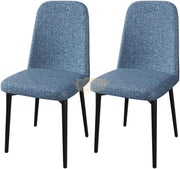 Nordic Chair with Black Legs | Blue