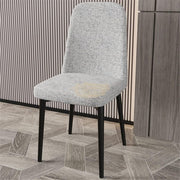 Nordic Chair with Black Legs | Grey