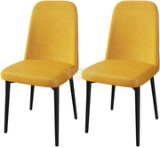 Nordic Chair with Black Legs | Yellow