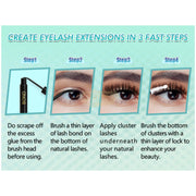 Obeyalash 300pcs 60D + 80D + 100D Lash Clusters | DIY Lashes DIY Lash Clusters