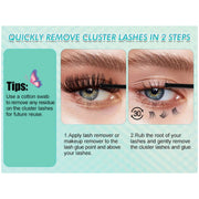 Obeyalash 300pcs 60D + 80D + 100D Lash Clusters | DIY Lashes DIY Lash Clusters