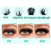 Obeyalash 300pcs 60D + 80D + 100D Lash Clusters | DIY Lashes DIY Lash Clusters