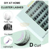Obeyalash 72pcs DL Series Lash Clusters D-Curl Thin Band | DIY Lashes DIY Lashes