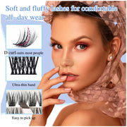 Obeyalash 72pcs DL Series Lash Clusters D-Curl Thin Band | DIY Lashes DIY Lashes