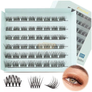 Obeyalash 72pcs DL Series Lash Clusters D-Curl Thin Band | DIY Lashes DIY Lashes
