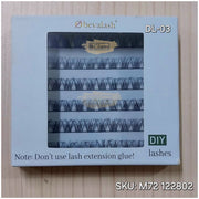 Obeyalash 72pcs DL Series Lash Clusters D-Curl Thin Band | DIY Lashes DL03 DIY Lashes