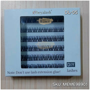 Obeyalash 72pcs DL Series Lash Clusters D-Curl Thin Band | DIY Lashes DL05 DIY Lashes