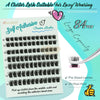 Obeyalash Eyelashes 84Pcs Self Adhesive Lashes No Glue Press on Cluster Lashes (Y24 D Curl 8-14mix) Self-Adhesive Lash