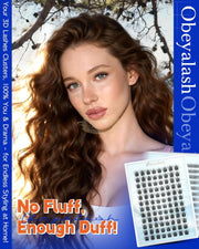 Obeyalash K-NLS Eyelash Clusters C Curl DIY 12-13 mm DIY Lash Clusters