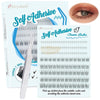 Obeyalash 96pcs Self-Adhesive Cluster Lashes With tweezer C-Curl + 3 10-14mm Mix | No Glue DIY Lashes Self-Adhesive