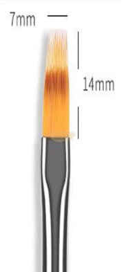 Ombre Brush with Wood Handle Nail Art Brush
