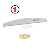 OPI Half-moon Zebra Nail File 100/180 1 piece Zebra Nail File